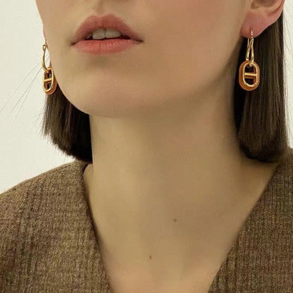 [Lunabriance]HM O'MAILLON GOLD EARRINGS