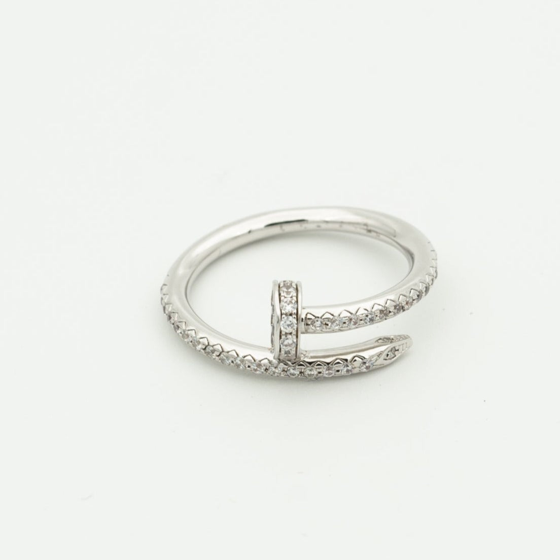[Lunabriance]JUSTE RING 1.8MM SILVER DIAMONDS