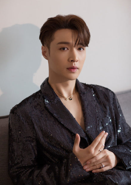 [Lunabriance]JEUX DE PINK GOLD DIAMOND NECKLACE