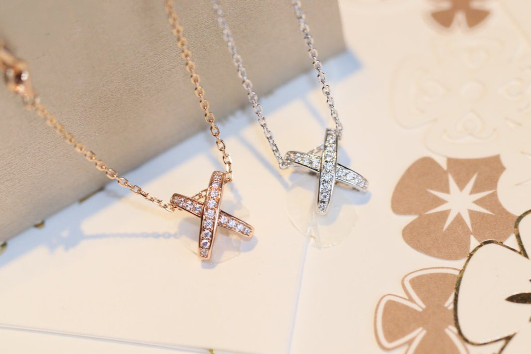 [Luna Brilliance]JEUX DE DIAMOND NECKLACE