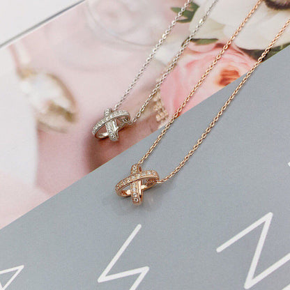 [Lunabriance]JEUX DE DIAMOND NECKLACE