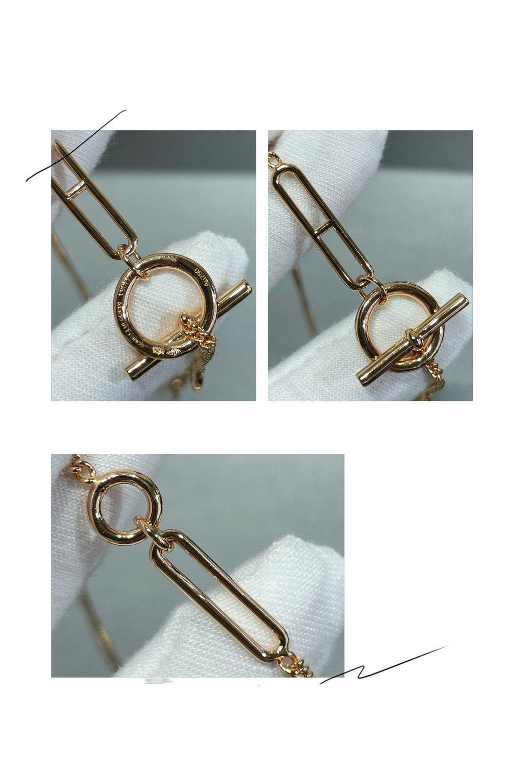 [Luna Brilliance]HM STERLING CHAINE D'ANCRE HEART