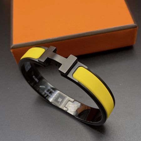 [Luna Brilliance]CLIC HM SO BLACK YELLOW BRACELET