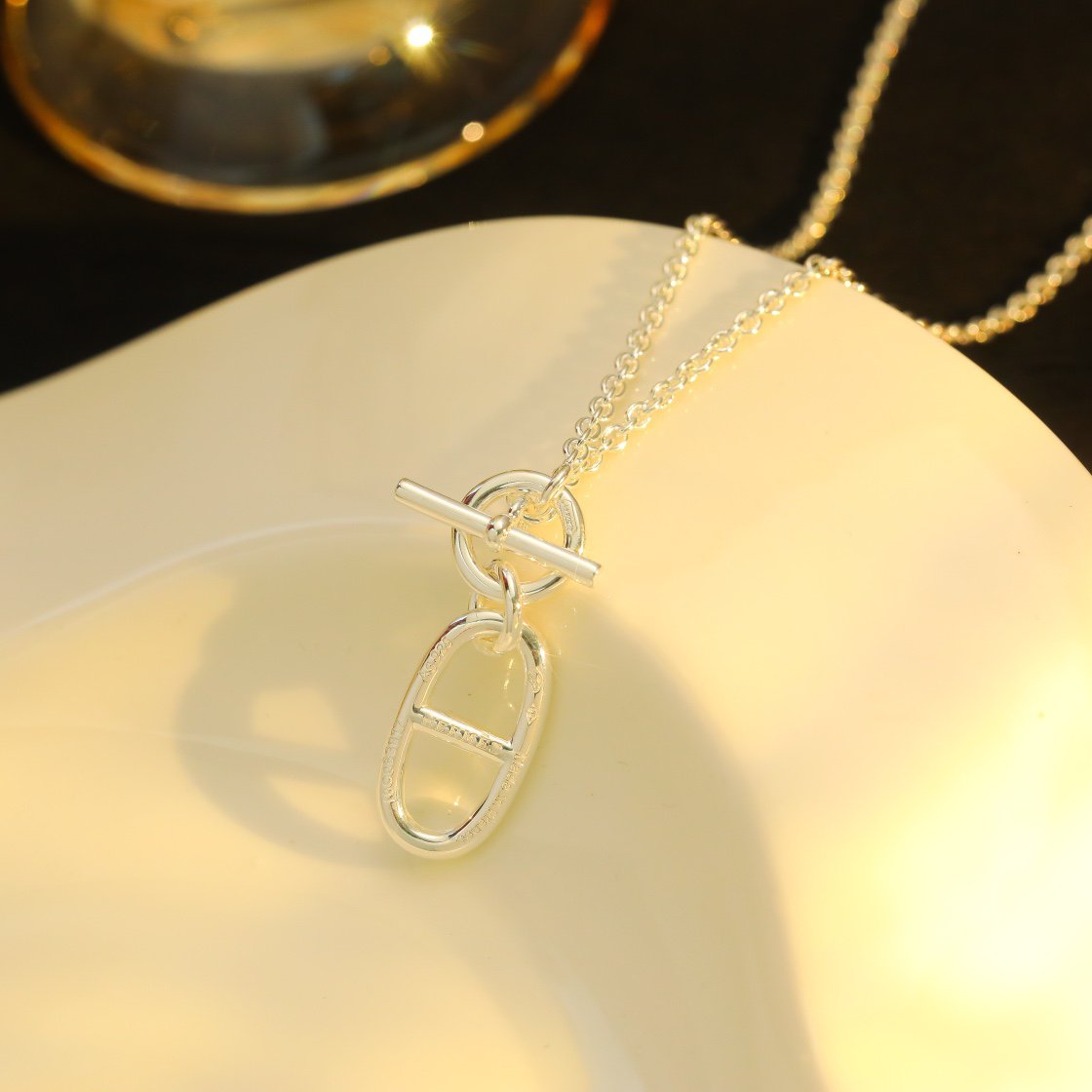 [Lunabriance]HM CHAINE D'ANCRE PENDANT NECKLACE STERLING SILVER
