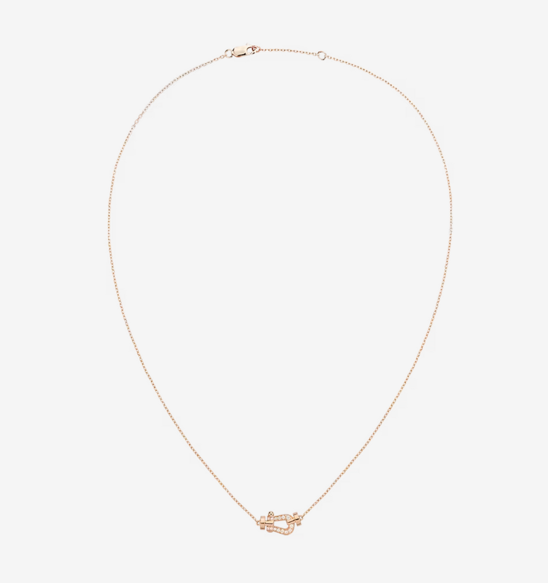 [Luna Brilliance]FORCE 10 DIAMOND PINK GOLD NECKLACE MINI MODEL