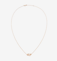 [Luna Brilliance]FORCE 10 DIAMOND PINK GOLD NECKLACE MINI MODEL