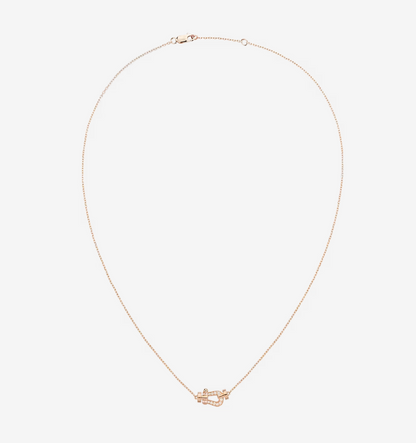 [Lunabriance]FORCE 10 DIAMOND PINK GOLD NECKLACE MINI MODEL
