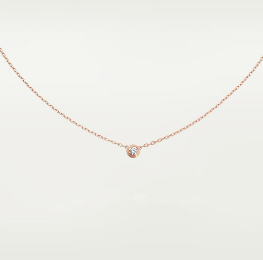 [Lunabriance]DAMOUR DIAMOND NECKLACE