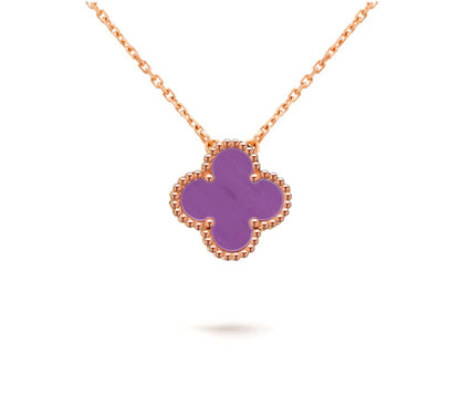 [Luna Brilliance]CLOVER 15MM SINGLE FLOWER NECKLACE COLLECTION