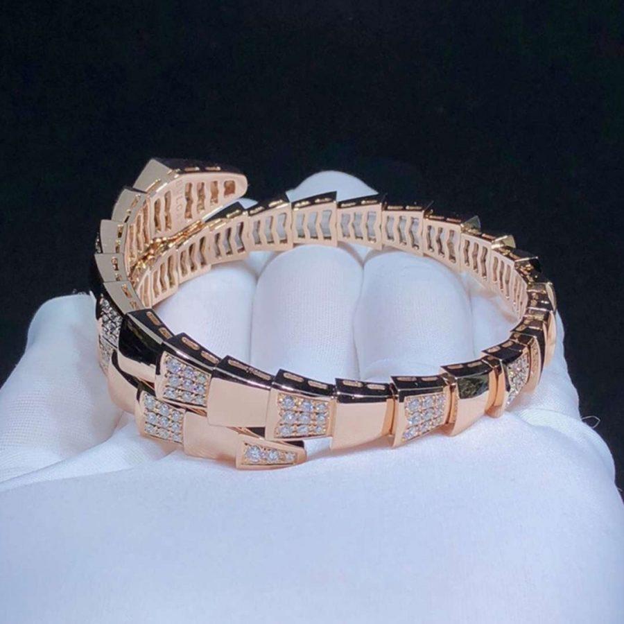 [Lunabriance]SERPENTI BRACELET PINK GOLD DIAMOND