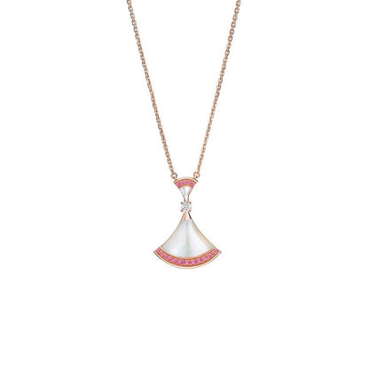 [Lunabriance]DREAM NECKLACE MOP PINK DIAMOND
