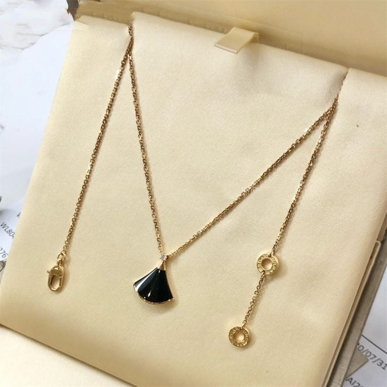 [Lunabriance]DREAM NECKLACE ONYX 1 DIAMOND