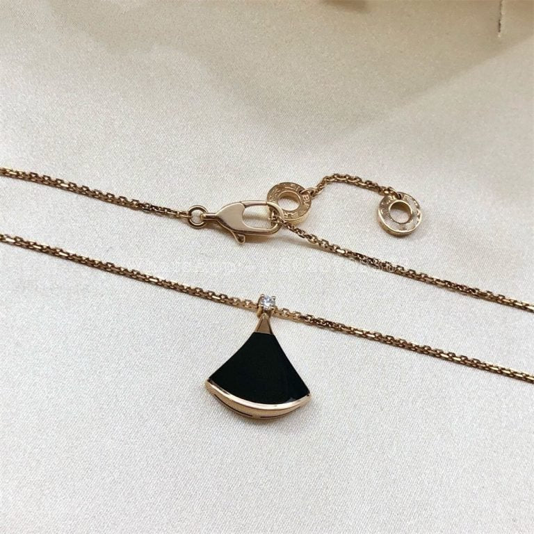 [Lunabriance]DREAM NECKLACE ONYX 1 DIAMOND