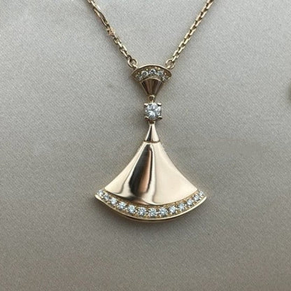 [Lunabriance]DREAM NECKLACE PINK GOLD DIAMOND