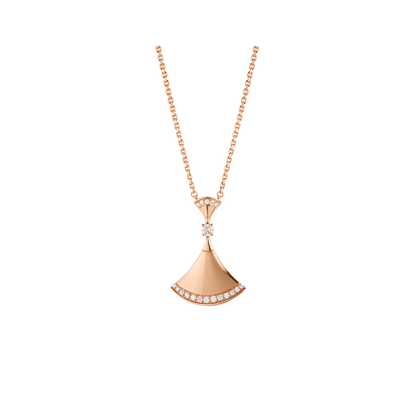 [Lunabriance]DREAM NECKLACE PINK GOLD DIAMOND