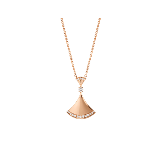 [Lunabriance]DREAM NECKLACE PINK GOLD DIAMOND