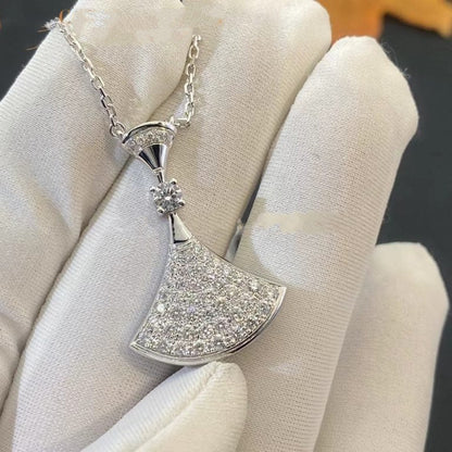 [Lunabriance]DREAM NECKLACE SILVER FULL DIAMOND