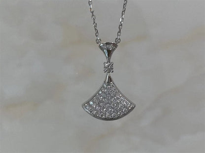 [Lunabriance]DREAM NECKLACE SILVER FULL DIAMOND