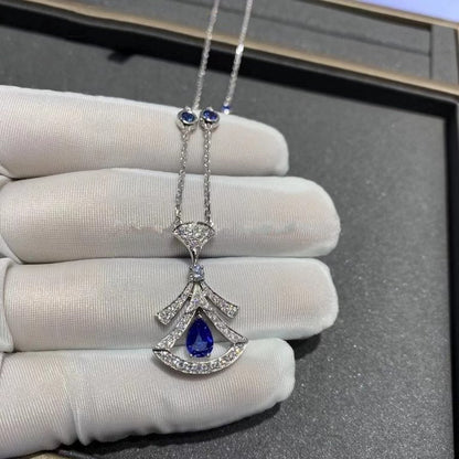 [Lunabriance]DREAM NECKLACE AGATE DIAMOND SILVER