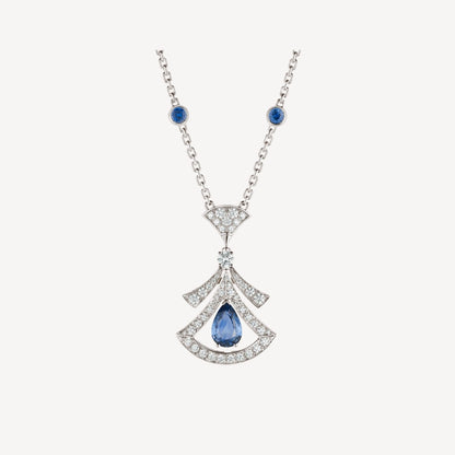 [Lunabriance]DREAM NECKLACE AGATE DIAMOND SILVER