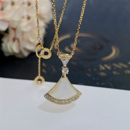[Lunabriance]DREAM NECKLACE MOP GOLD DIAMOND