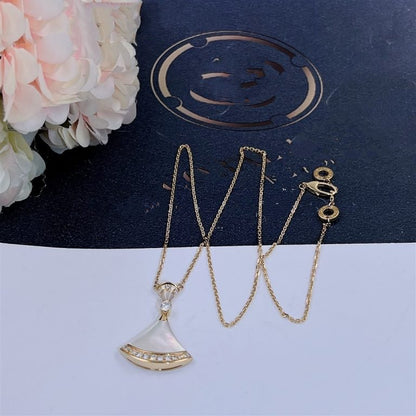 [Lunabriance]DREAM NECKLACE MOP GOLD DIAMOND