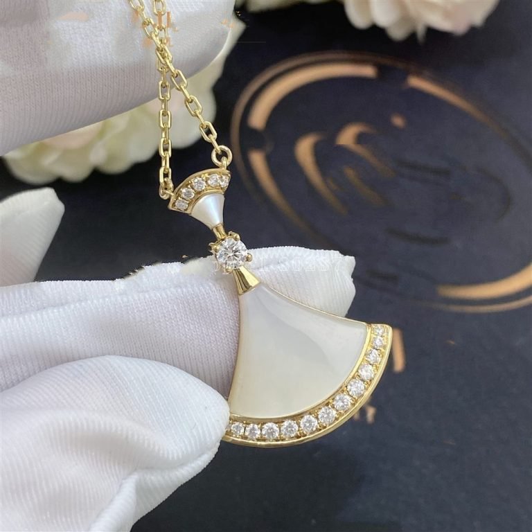 [Lunabriance]DREAM NECKLACE MOP GOLD DIAMOND