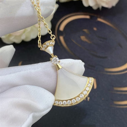 [Lunabriance]DREAM NECKLACE MOP GOLD DIAMOND