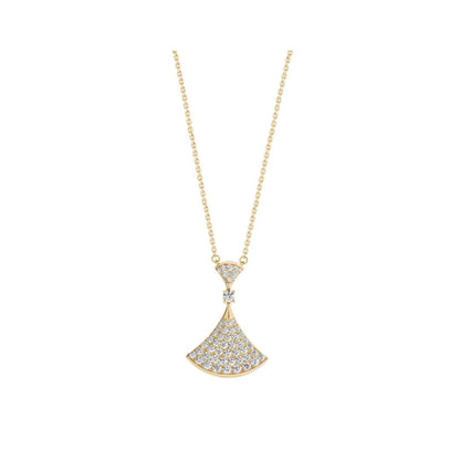 [Lunabriance]DREAM NECKLACE GOLD FULL DIAMOND