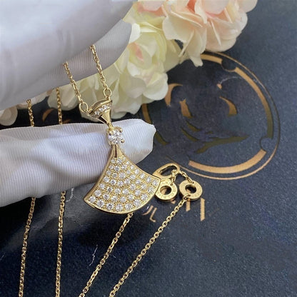 [Lunabriance]DREAM NECKLACE GOLD FULL DIAMOND