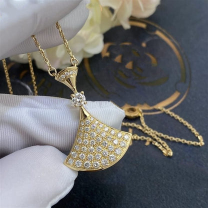 [Lunabriance]DREAM NECKLACE GOLD FULL DIAMOND