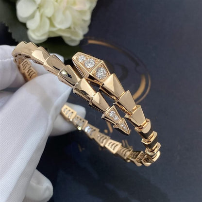 [Lunabriance]SERPENTI BRACELET DIAMONDS PINK GOLD