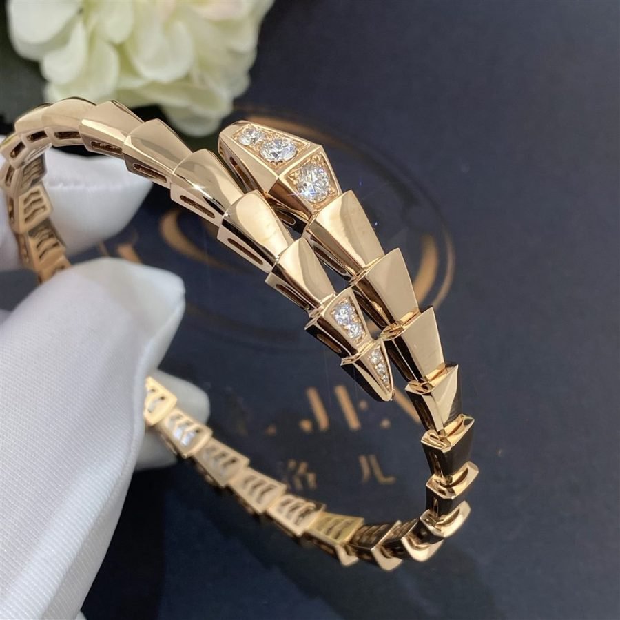 [Lunabriance]SERPENTI BRACELET DIAMONDS PINK GOLD