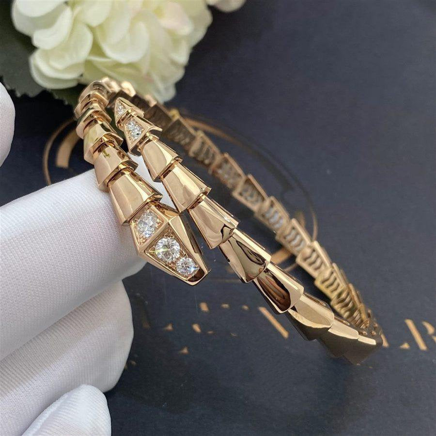 [Lunabriance]SERPENTI BRACELET DIAMONDS PINK GOLD