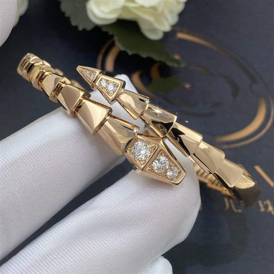 [Lunabriance]SERPENTI BRACELET DIAMONDS PINK GOLD
