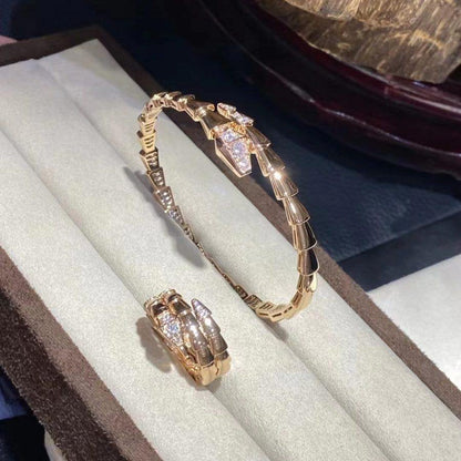 [Lunabriance]SERPENTI BRACELET DIAMONDS PINK GOLD