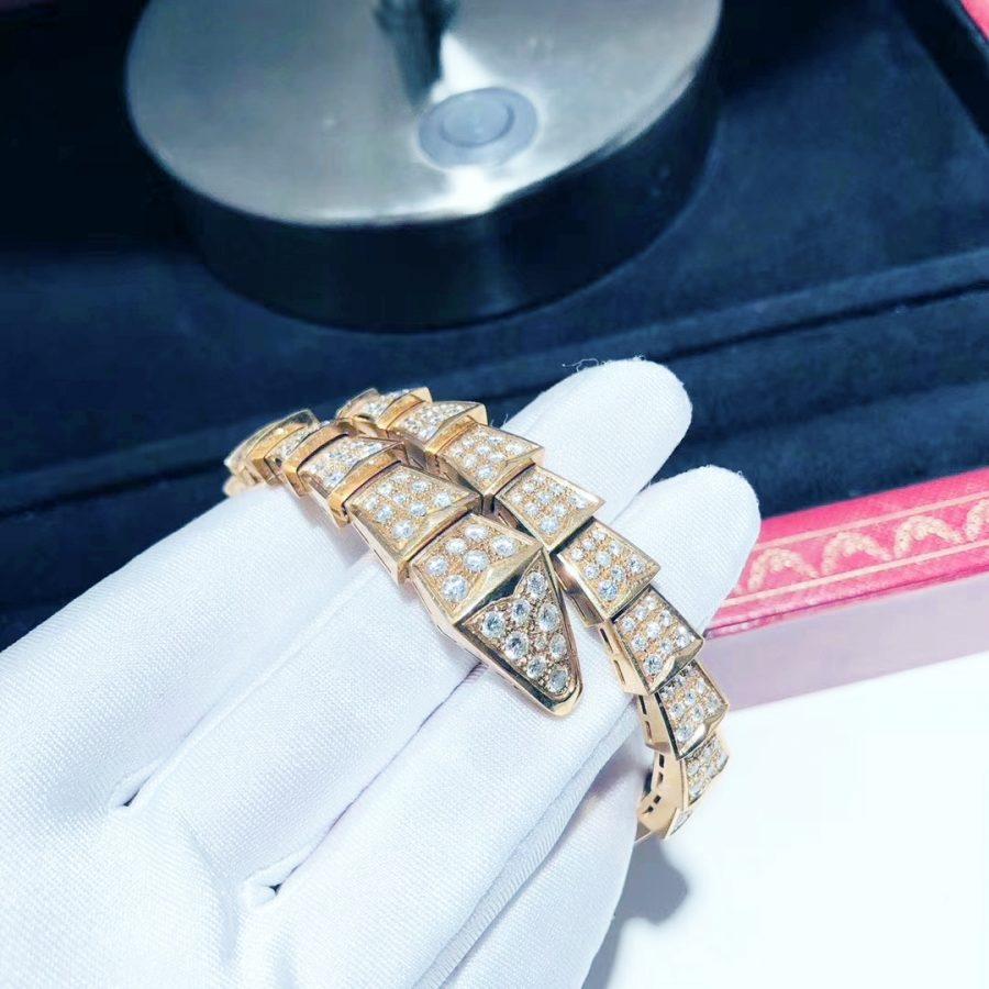 [Lunabriance]SERPENTI BRACELET 8MM PINK GOLD DIAMOND