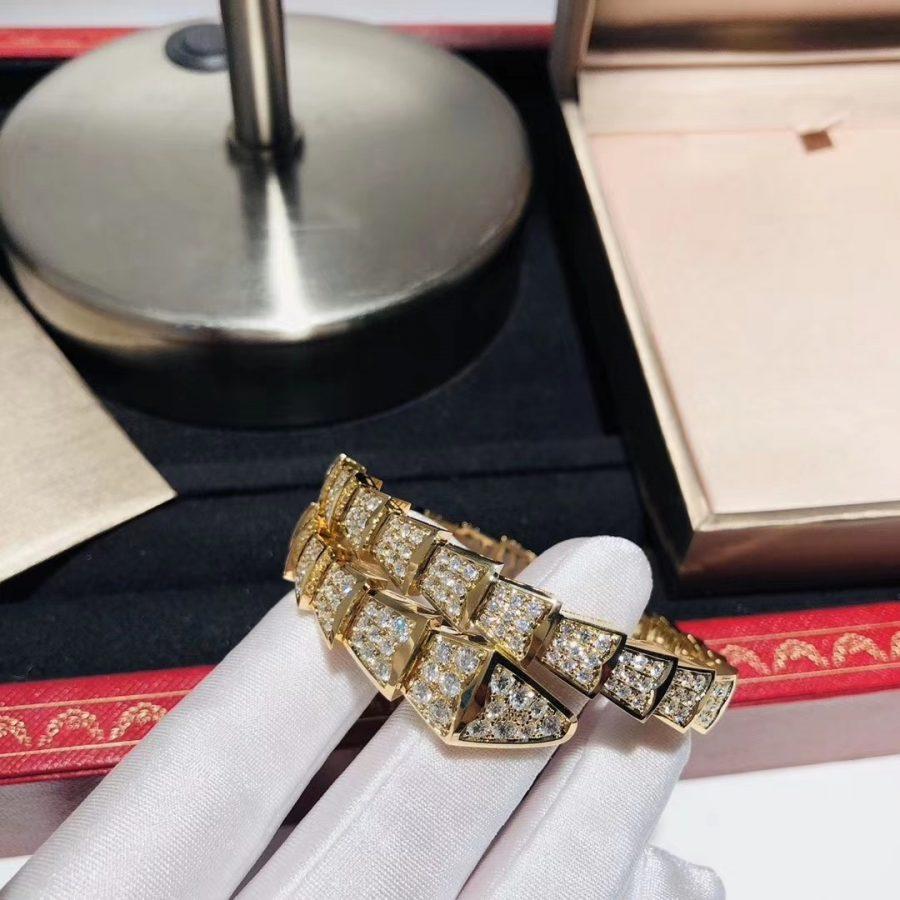 [Lunabriance]SERPENTI BRACELET 8MM GOLD DIAMOND