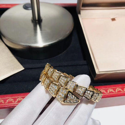 [Lunabriance]SERPENTI BRACELET 8MM GOLD DIAMOND