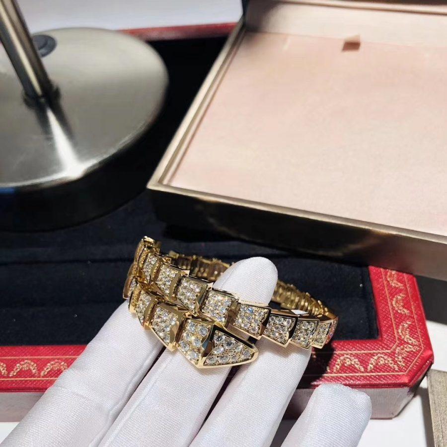 [Lunabriance]SERPENTI BRACELET 8MM GOLD DIAMOND