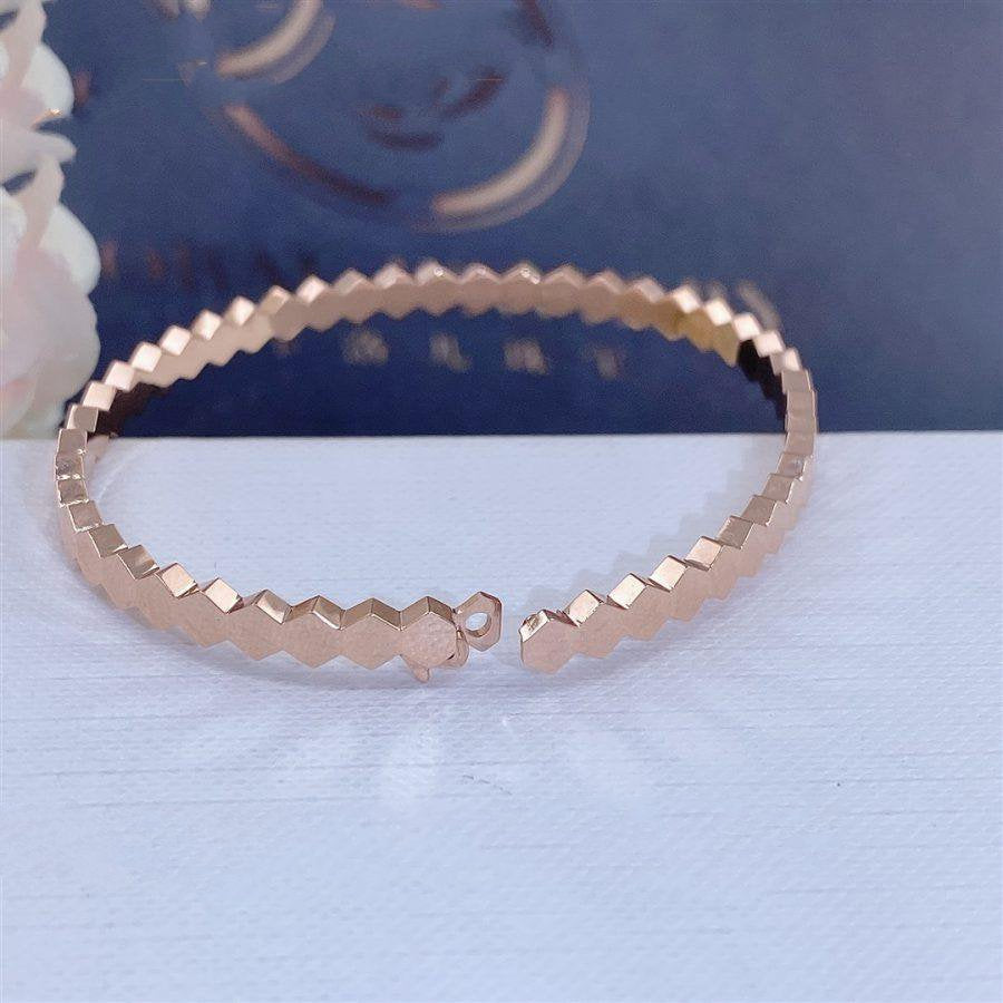 [Lunabriance]BEE LOVE PINK GOLD BRACELET