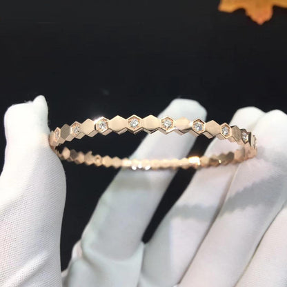 [Lunabriance]BEE LOVE PINK GOLD DIAMOND BRACELET