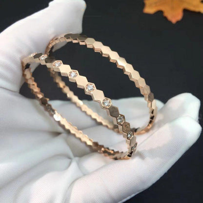 [Lunabriance]BEE LOVE PINK GOLD DIAMOND BRACELET
