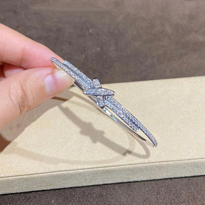 [Lunabriance]JEUX DE BRACELET DIAMONDS SILVER