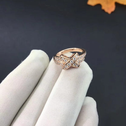[Lunabriance]JEUX DE RING PINK GOLD DIAMOND