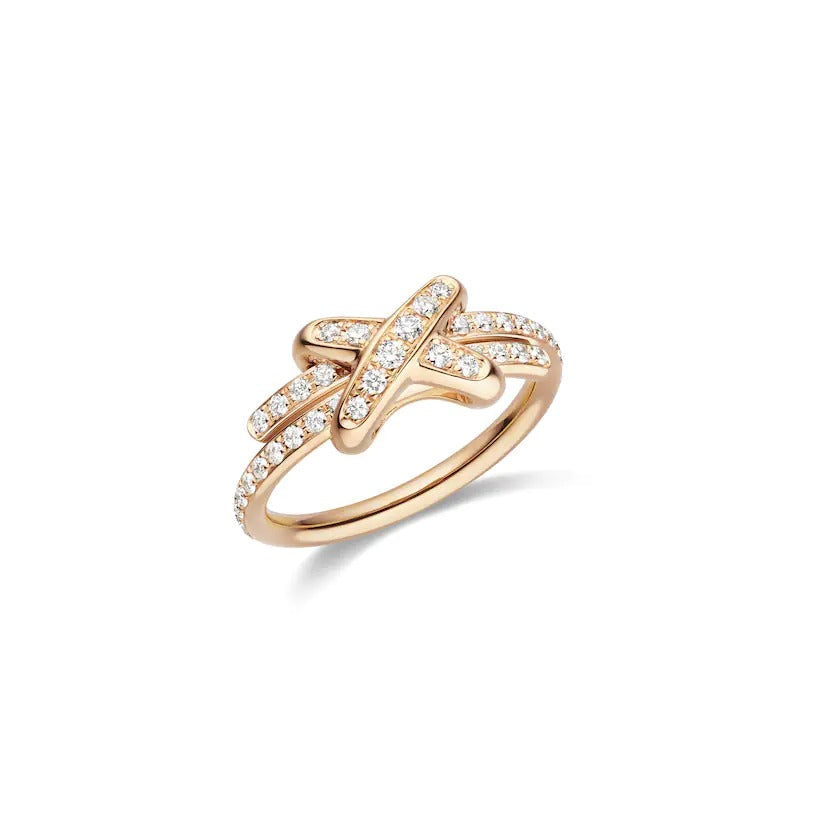 [Lunabriance]JEUX DE RING PINK GOLD DIAMOND