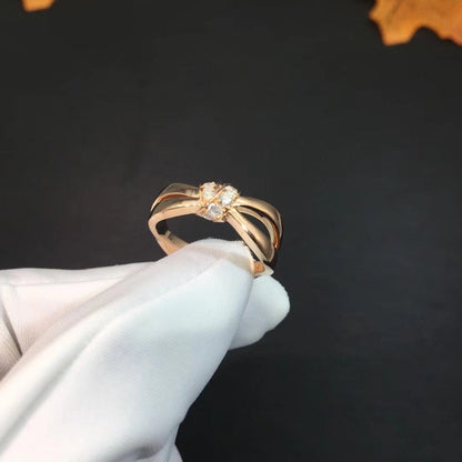[Lunabriance]LIENS RING PINK GOLD DIAMOND