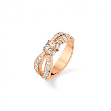 [Lunabriance]LIENS PINK GOLD DIAMOND RING