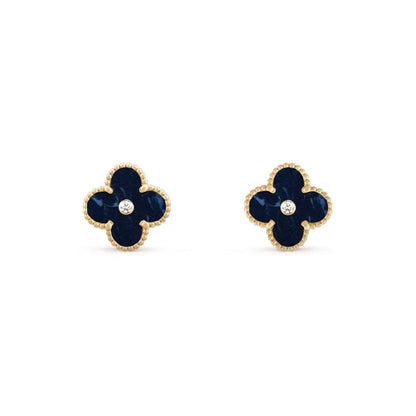 [Luna Brilliance]CLOVER  15MM DIAMOND EARRINGS COLLECTION