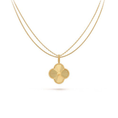 [Lunabriance]CLOVER 25MM PEDANT NECKLACE GOLD